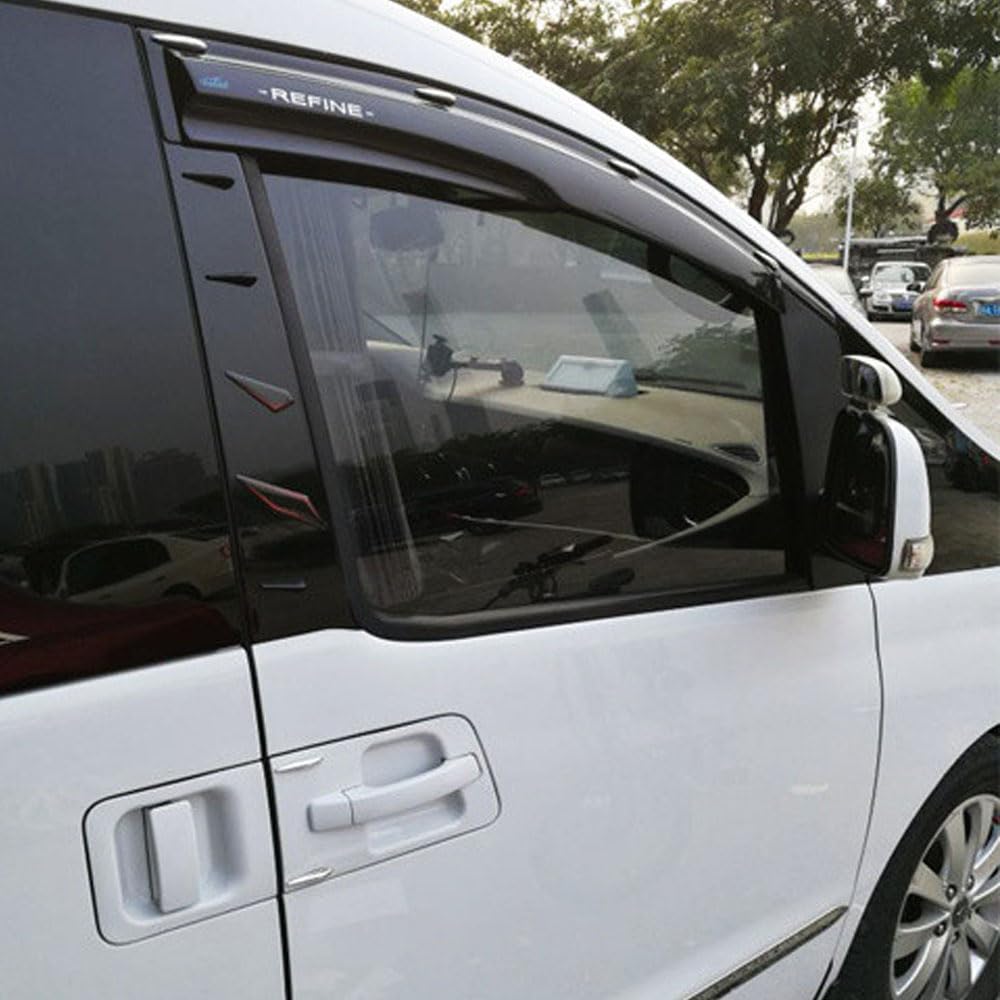 EOMECUIGAO Vortex Generator Auto Set mit 12 Stück Universal Klar Strömungs Aerodynamisch Kratzschutz Tür