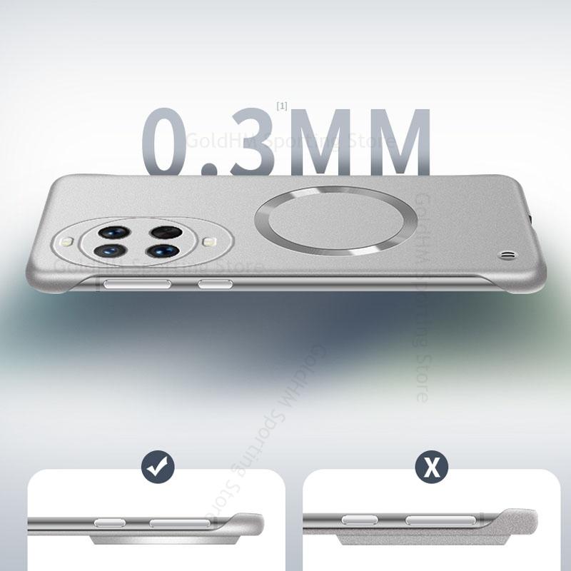 Cases For Huawei Nova 14 Ultra For Magsafe Frameless Matte Case For HUAWEI Nova 14 Pro Magnetic Borderless Frosted Cover Nova 13 14 Pro Tough Case