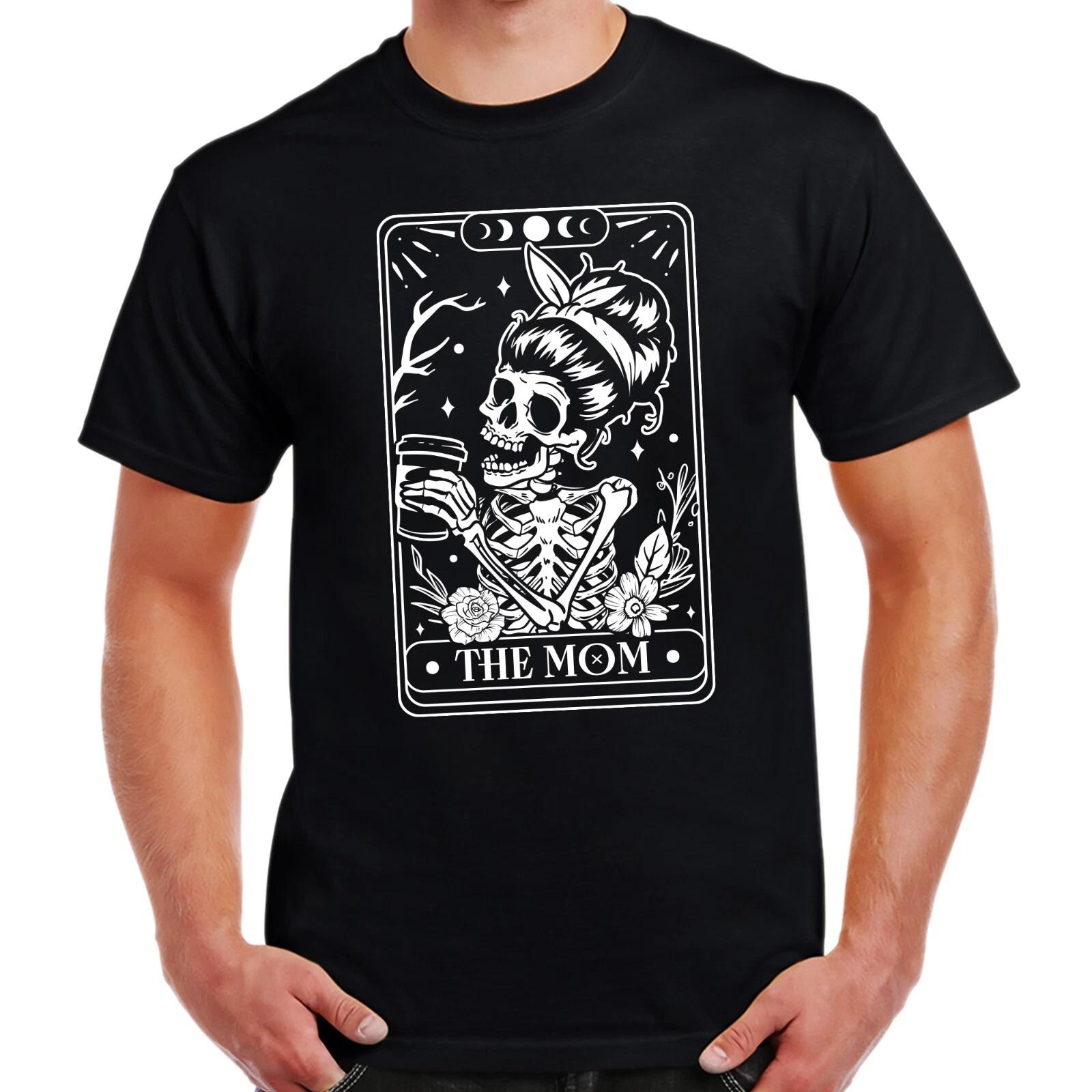 Funny Tarot The Mom T-Shirt Birthday Gift Tarot Parody 2XL