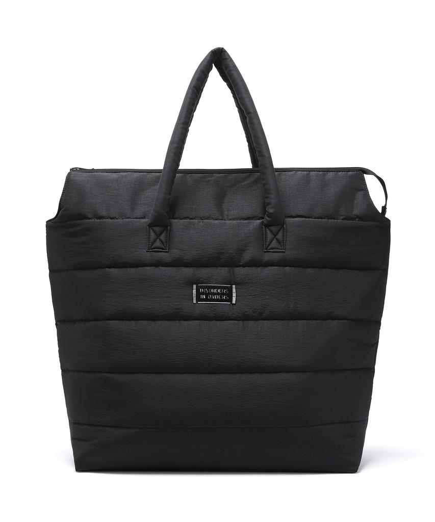 Illedit Matte Quilted Tote Bag Black