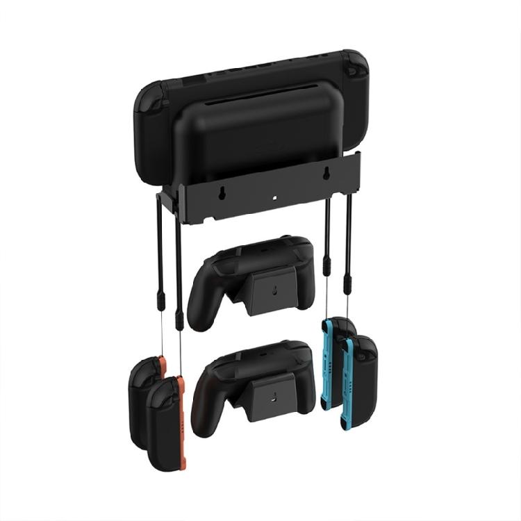Gaming Console Wall Bracket for NS 2 Systems Metal Frame With Cooling Vents Game Wall Mount Dock Holder