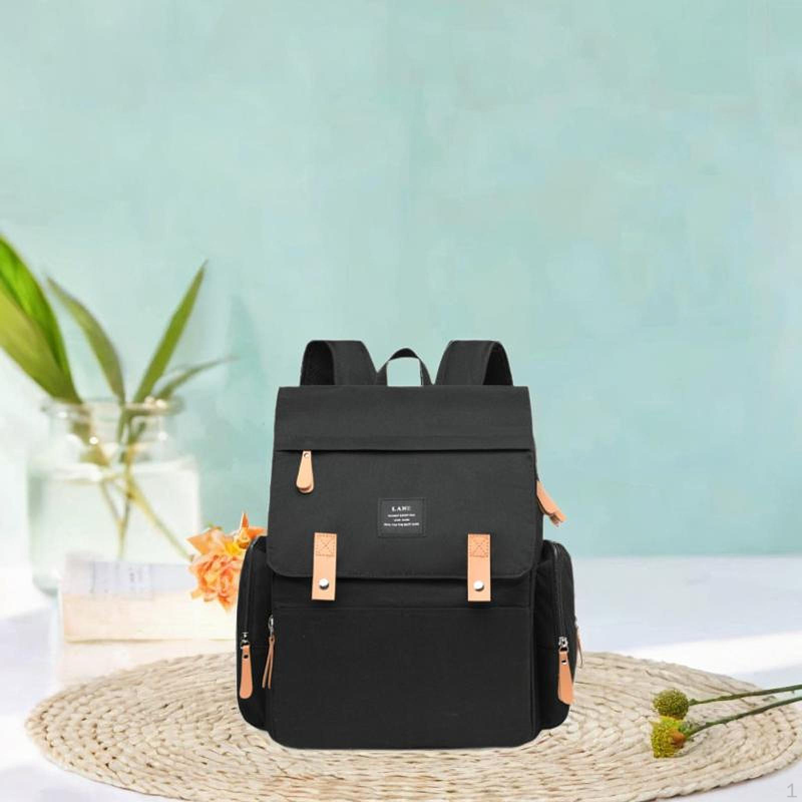 

Сумка для детских подгузников Рюкзак Essentials Travel Stroller Strap Кормление Подгузник для black