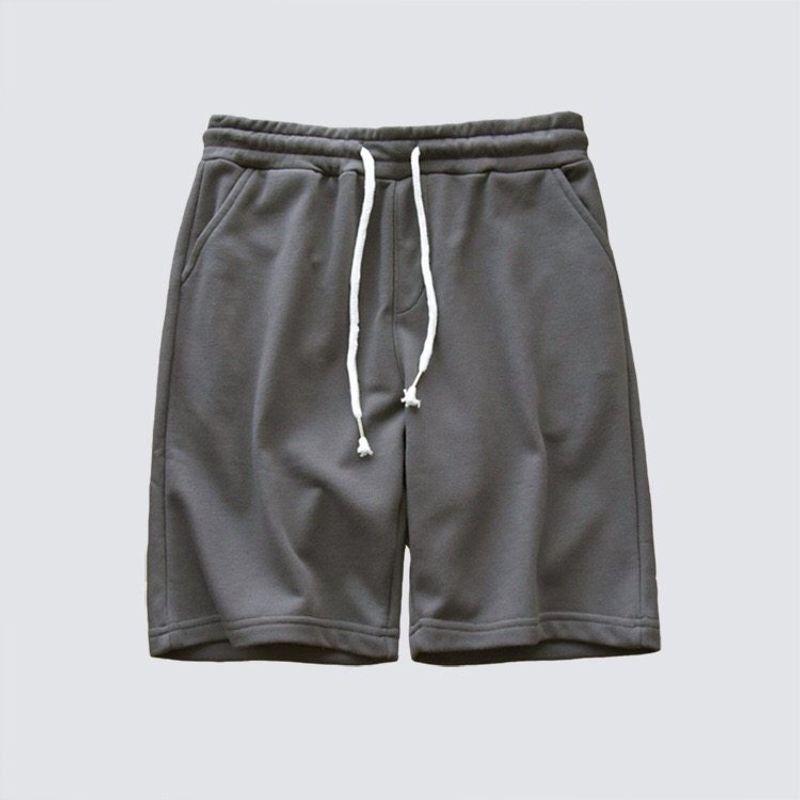 Export Balance Cargo with Logo Cut off Men Terry Cotton Shorts Summer Loose Sports and Leisure Export Parka Beach Shorts