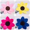 Cute Flower Shaped Plush Bath Mat Cozy Cartoon Style Seat Cushion For Sofa Or Chair