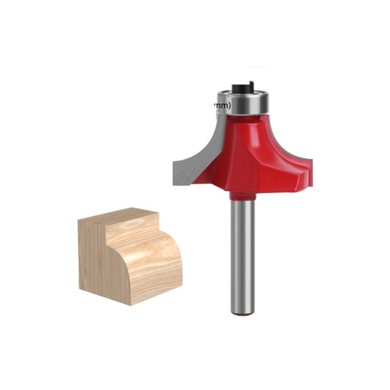 1/4inch Shank Bearing Corner Round Router Bit Trimming Cutter Trimming Machine Milling Cutter Woodworking Accessories