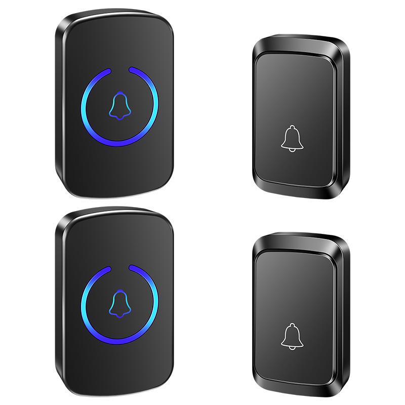 Long-Range Wireless Elderly Call Button Doorbell with Music & Remote Control