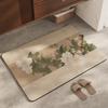 Bathroom Absorbent Diatom Mud Toilet  Doormat Toilet Toilet Floor Mat Toilet Carpet