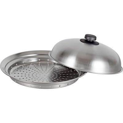Wahei Freiz Frying Pan Transforms Into a Steamer Steaming Stand Cover for Stainless Steel Made In Japan & 24~26cm ME-7195
