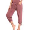 Fashion Personality Punk Elegant Women's Yoga Pants Loose Comfort and Casual Cropped Pants Knitting Jogger Pants