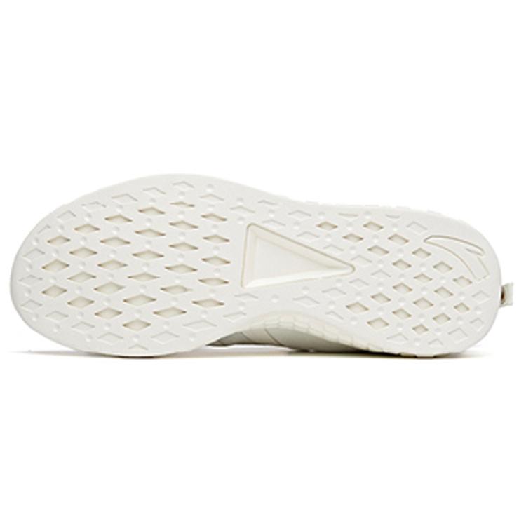 New Anta Running Collection Cushioning Anti Slip And Wear Resistant Low Top Running Shoes Women's White Yellow 922125523-2