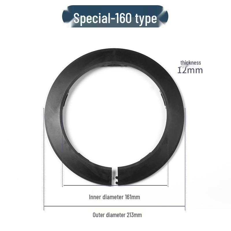 Pipe Decorative Snap-On Ring Cover for PVC or Galvanized Fire and Drainpipes