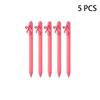 5Pcs Pink Black Cute Butterfly Pen For Birthday Wedding Valentine'S Day Carnival Celebration Party Favor Gift Bag Filler Prize