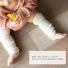 SOWAN Baby Leg Organic Cotton Ribbed Made in Japan for Girls and Boys and 3-Pair Warmers, Knit, (Off-White, Green, Brown)