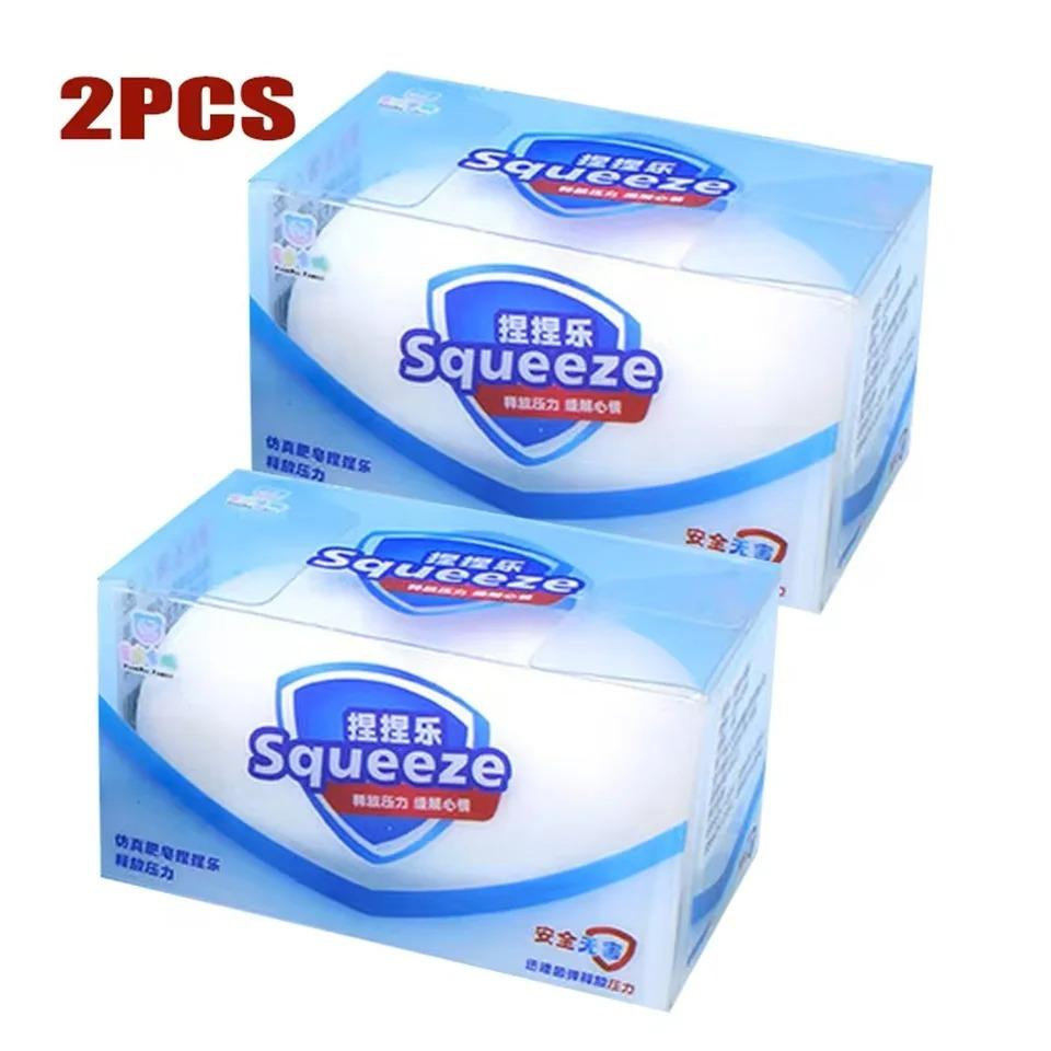 Asmr Crunchy Soap Ball Squishy Stress Ball Filled Soft Squeeze Fidget Toy Anti-Stress Anxiety Relief Hand Decompression Toy