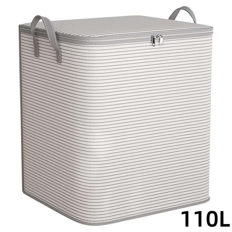 

Коробка для зберігання одягу та ковдр Велика місткість Органайзер Пилозахисний Складаний Мішок для Гардеробу Переїзду Домашнього Використання 110L