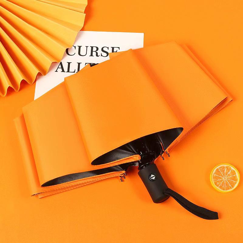 Luxury Fully Automatic Folding Umbrella for Women & Men - Sunshade, Sunscreen, and Business Advertising Parasol.