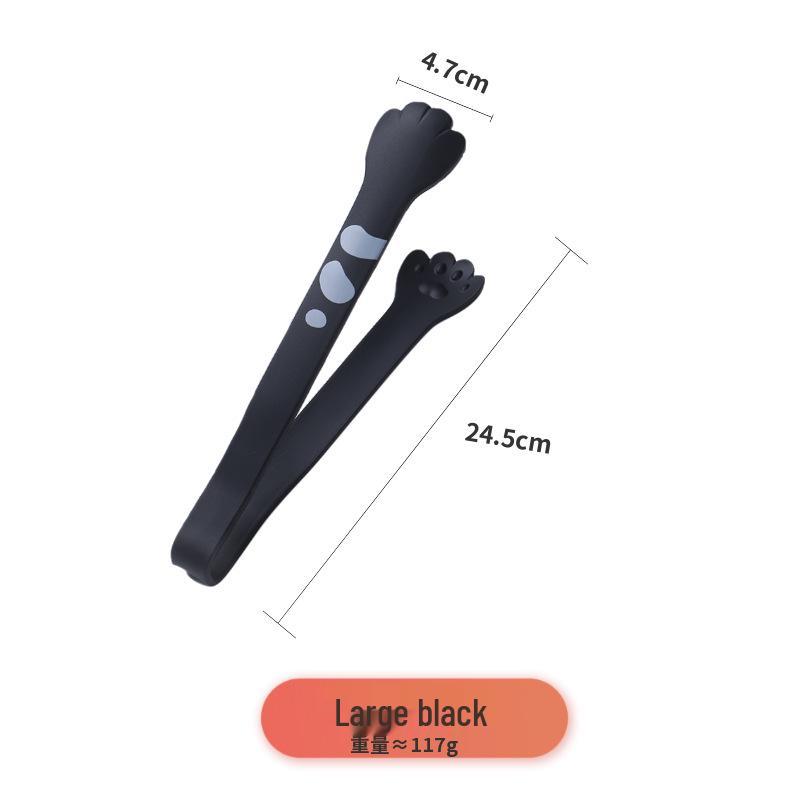 Cat Scratch Silicone Snack and Ice Tongs for Kitchen, Baking, and Barbecue