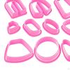 Clay , 130pcs DIY Shape for Jewelry Maker with Earring Cards Hooks Punch Tools Crafts