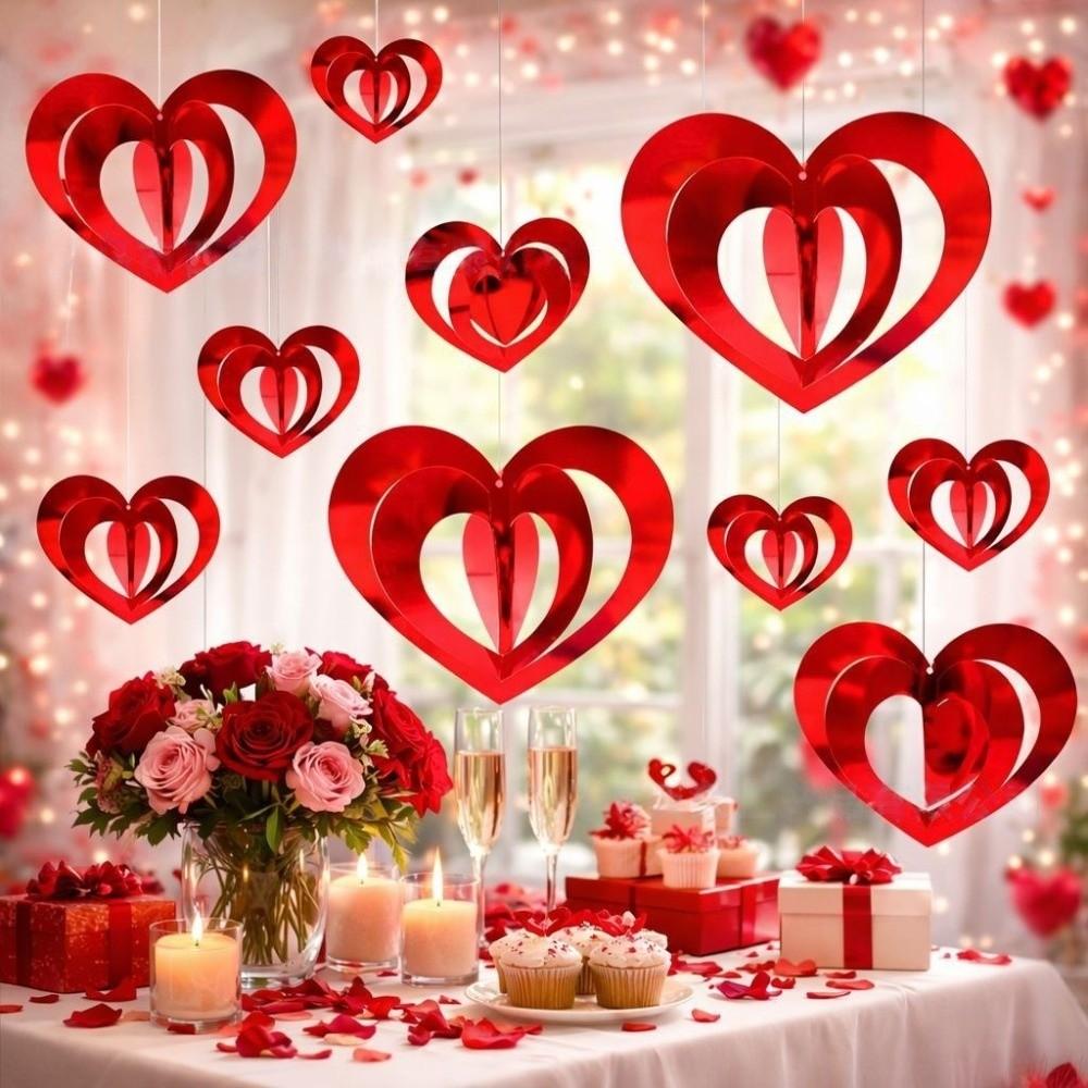 DIY Sequins Hanging Foil Curtains Hollow Heart Sequin Rain Curtain  Engagement Wedding