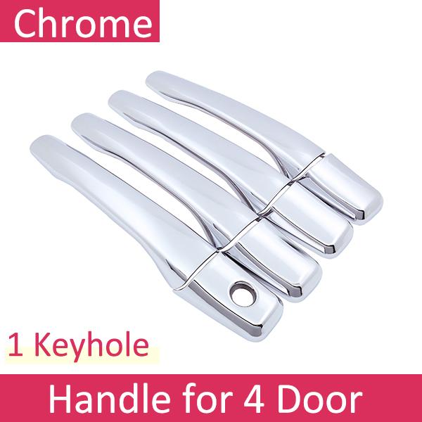 For Mitsubishi Grandis 2003~2011 Chrome Door Handle Cover Car Accessories Stickers Trim Set 2004 2005 2006 2007 2008 2009 2010
