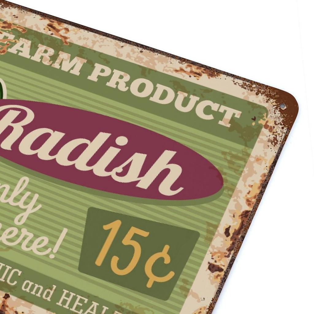 1 Pack Rustic Retro Metal Wall Signage, Worn-out Aged Look, Iron Plate Display for Bar Pub Café Kitchen Bedroom Hallway or Home Living Space