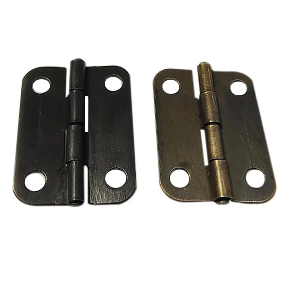 20pcs Mini Hinge Antique Jewelry Chest Gift Wine Wooden Box Case Decorative Hardware Furniture Dollhouse Cabinet Door Hinge