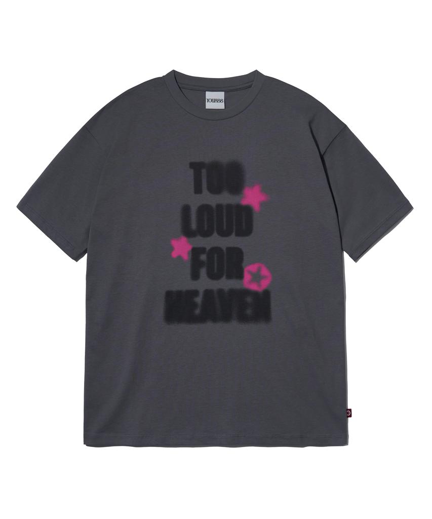 YOUHEE 2026 Pentaport Star Lettering T-Shirts Charcoal