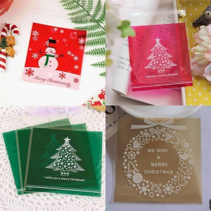 Christmas Sealing Self Food Bag Oxidation Resistant Design Sweets Candies Hard