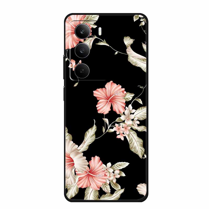 Black Silicone Case For Realme C71 Case C 71 Coque Cartoon Cat Soft Back Cover For Realme C71 Phone Cases RealmeC71 Funda Shell