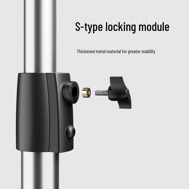 Tripé Resistente de 4m para Fotografia de Cinema e TV, com Mola, Tubo Espessado, Forte Capacidade de Carga, Estável.
