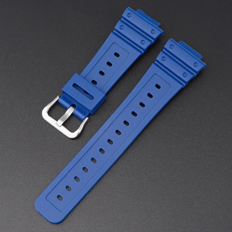 Rubber Strap for Casio G SHOCK GA 2100 DW-5600 Sport Bracelet Watch Band Stainless Steel Buckle TPU 16mm Replacement Wristband