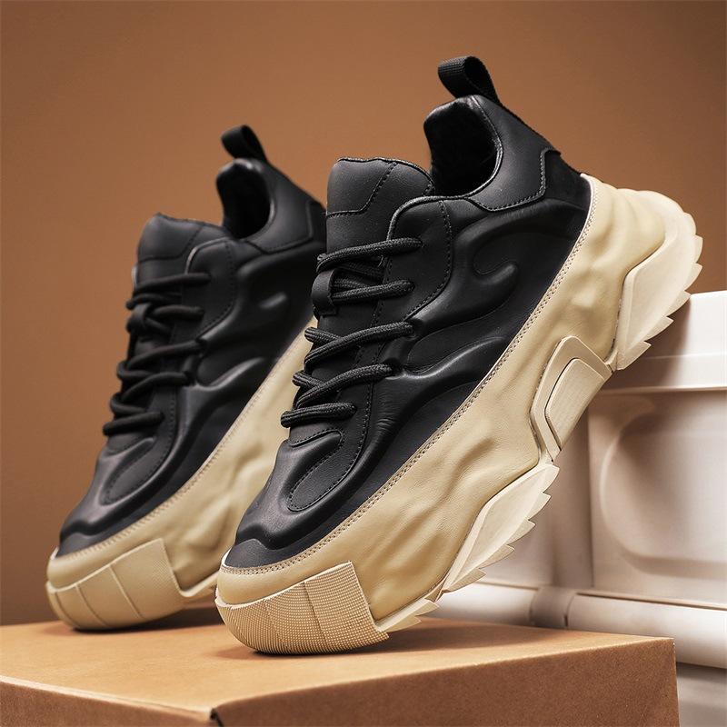 

Новые мужские кроссовки, трендовые, с цветными блоками, на шнуровке, на толстой подошве, увеличивающие рост, спортивные, для бега, zapatos para hombres 44