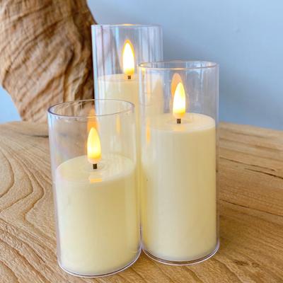 LED Candle Lamp Realistic Looking Flameless Battery-Operated Flickering Fake Candle Light Party Decoration