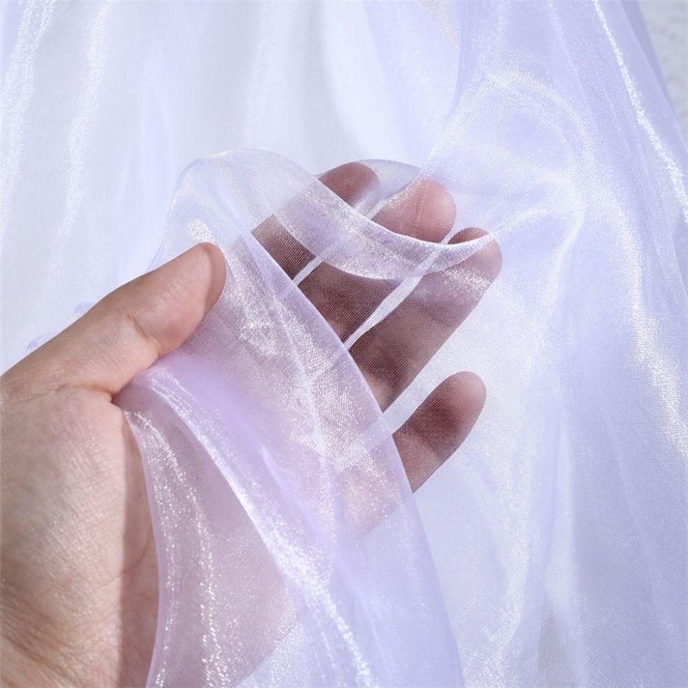 100X150cm Organza Mesh Fabric Lightweight Organza Fabric Children's Clothing Stage Costume