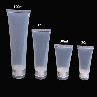 20/30/50ml Empty Portable Tubes Bottles Squeeze Cosmetic Containers Flip Cream Lotion Frosted Plastic Oil Pigment Dispenser 1pc