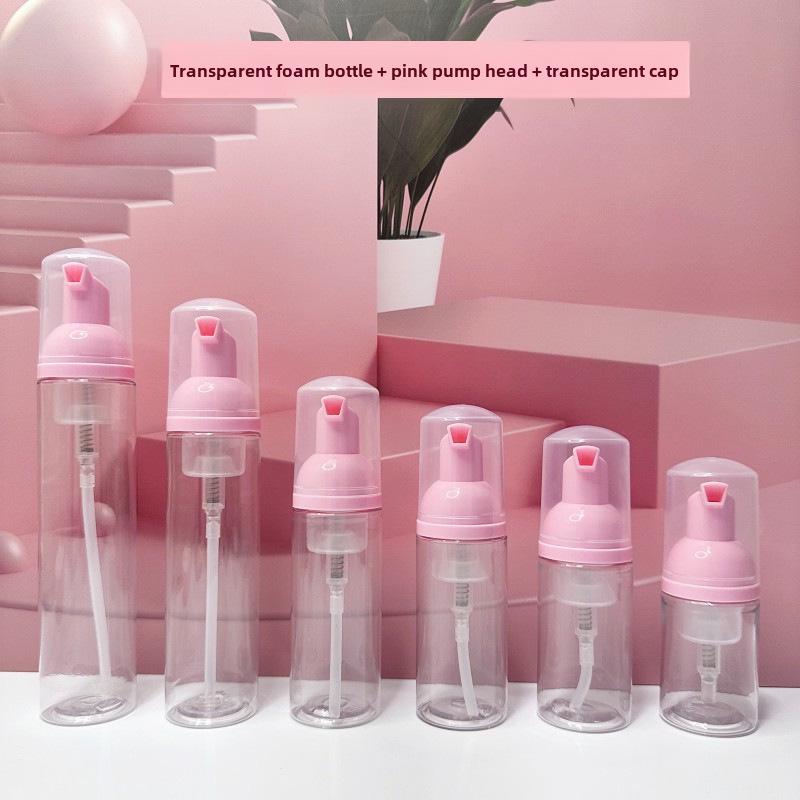 Transparent Foaming Bottle, 30ml/50ml/60ml - Ideal for Mousse, Lotion, or Eyelash Cleaning Liquid
