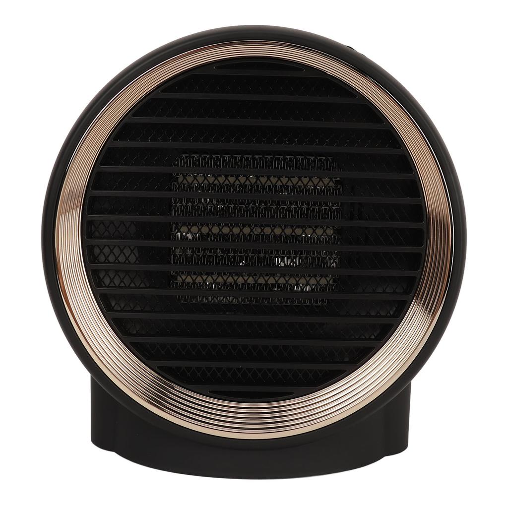 Mini Space Heater 1000W Round Electric Desktop Heater Quiet Operation for Home Bedroom Office Desk