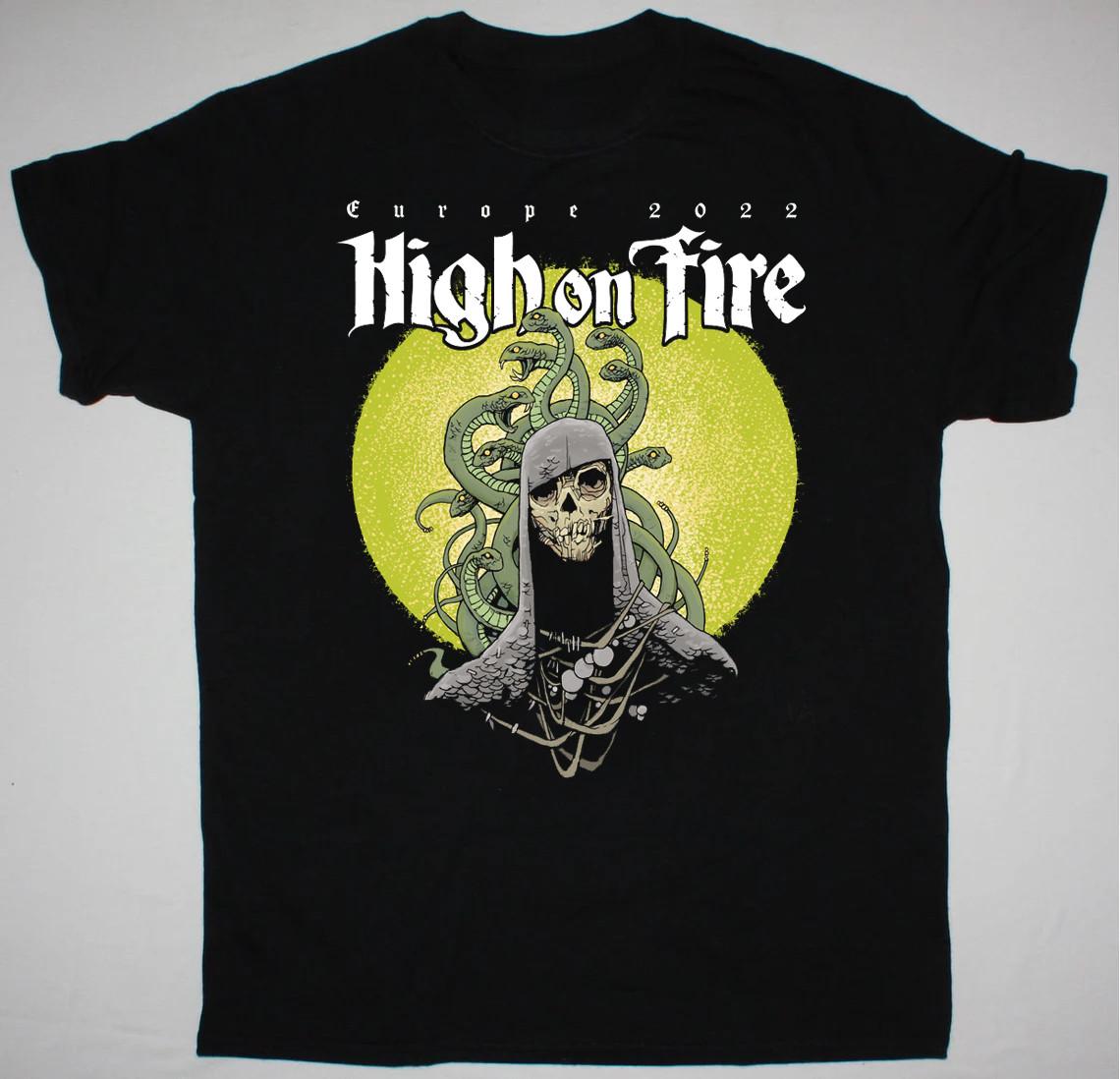 High on Fire Band Music Tour Black T-Shirt Cotton S-234XL TH215 S