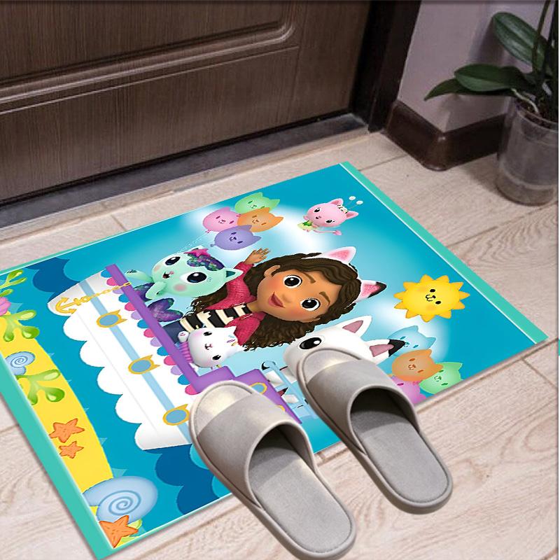 Gabby's Dollhouse Pattern Rug, Indoor/Outdoor Mat, for Picnic, Gameroom, Bedroom, Office, Living Room, Home Decor Carpet, Birthday Gift