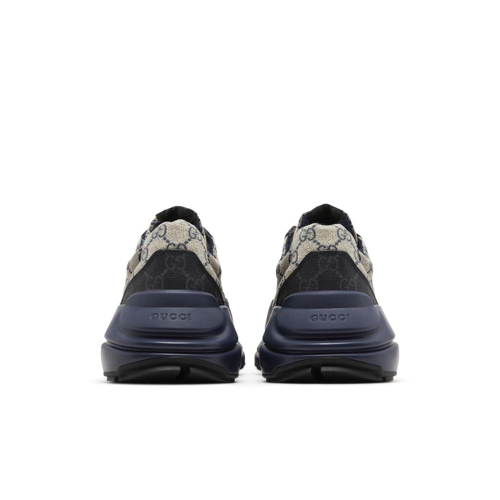 Gucci GG Rhyton 'Beige Blue Monogram' (Unisex) Beige / Blue Chunky Sneakers 692909 UIQ20 1060
