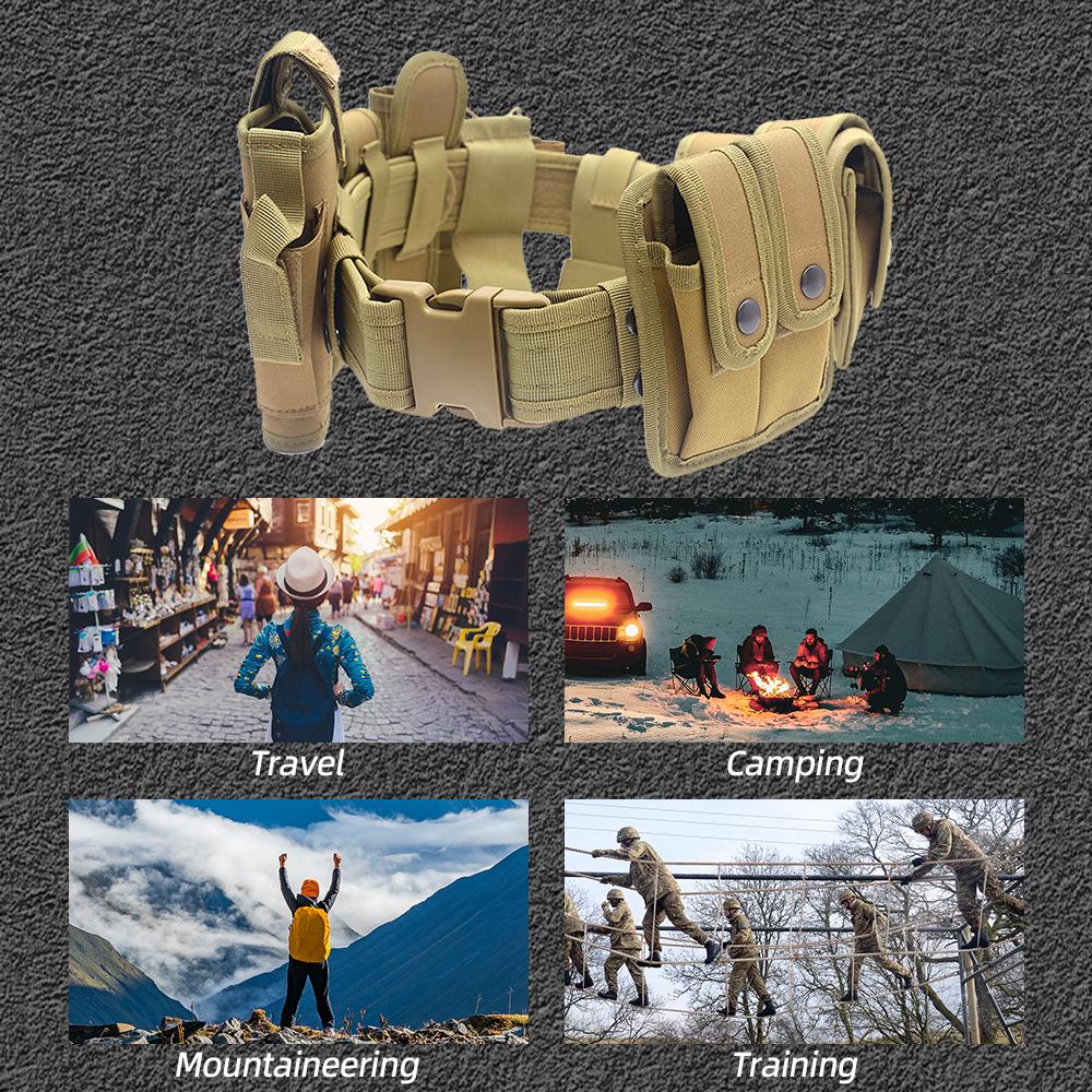 Outdoor Utility Belt Versatile Police Security Guard Modular Equipment System Molded Duty Belt Police Tactical Belt Utility Belt