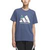 Graphic Short Sleeve T-Shirt Comfortable Versatile Casual Soft Men T-Shirts Gray Blue KB7749