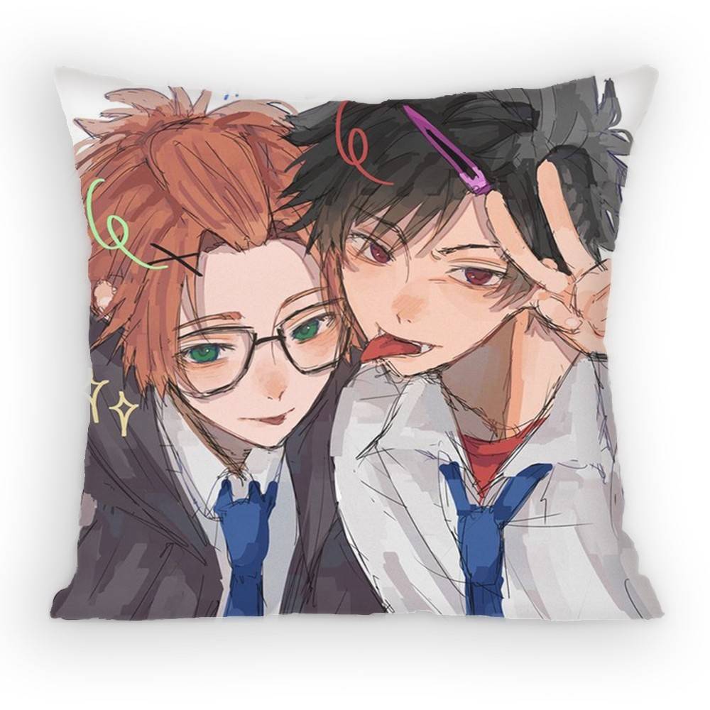 Phantom Busters Eugene Korekishi Pillow Case Anti-Dustmite Pillowcase Invisible Zipper Silky Sofa Cushion Cover For Bedroom