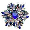 Crystal Brooch Rhinestone Pin Men Women Clothing Jewelry Accessories