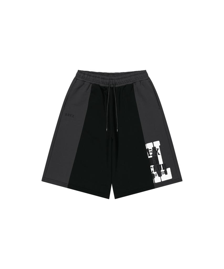 HDEX Lift Damage Block Sweat Shorts (Black)