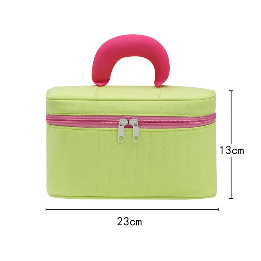 Polyester Makeup Bag With Sealed Closure For Travel And Storage