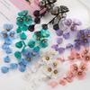 European & American Layered Flower Earrings - Korean Summer Style