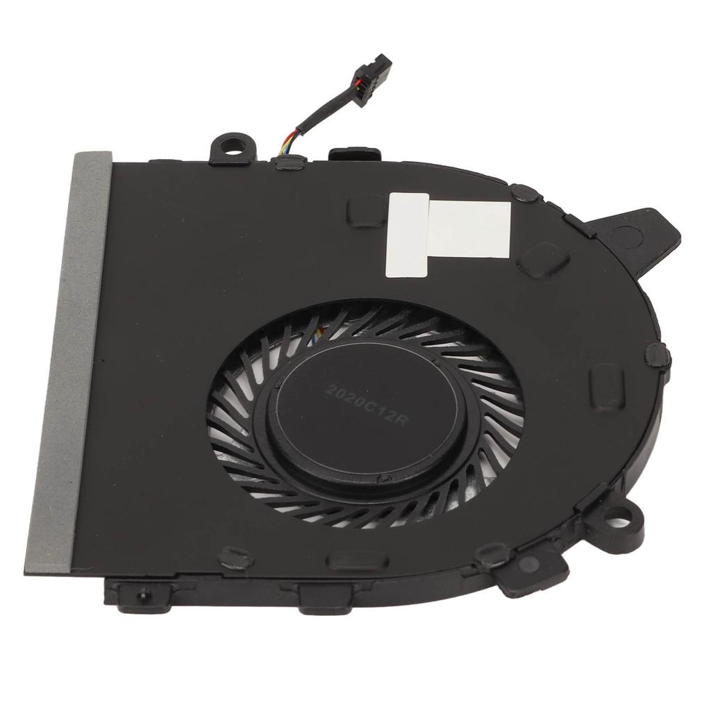 CPU Cooling Fan ABS Aluminum Alloy 4Pin Connector Easy Installation Laptop Cooling Fan for Inspiron 13 7390 7391