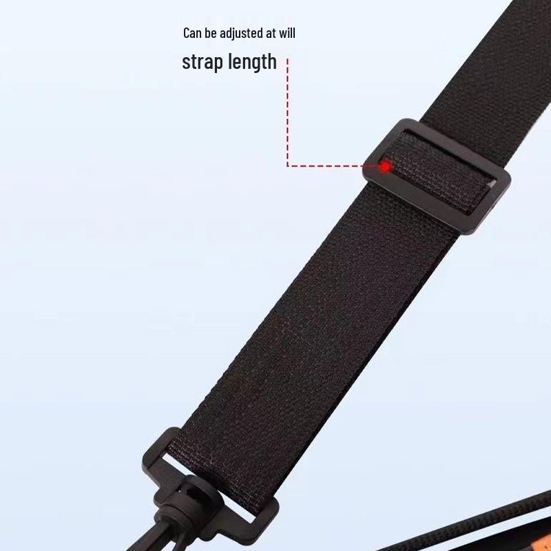 Lure Rod Bundle: Lightweight Fishing Rod with Velcro Protective Sleeve and Adjustable Shoulder Strap.