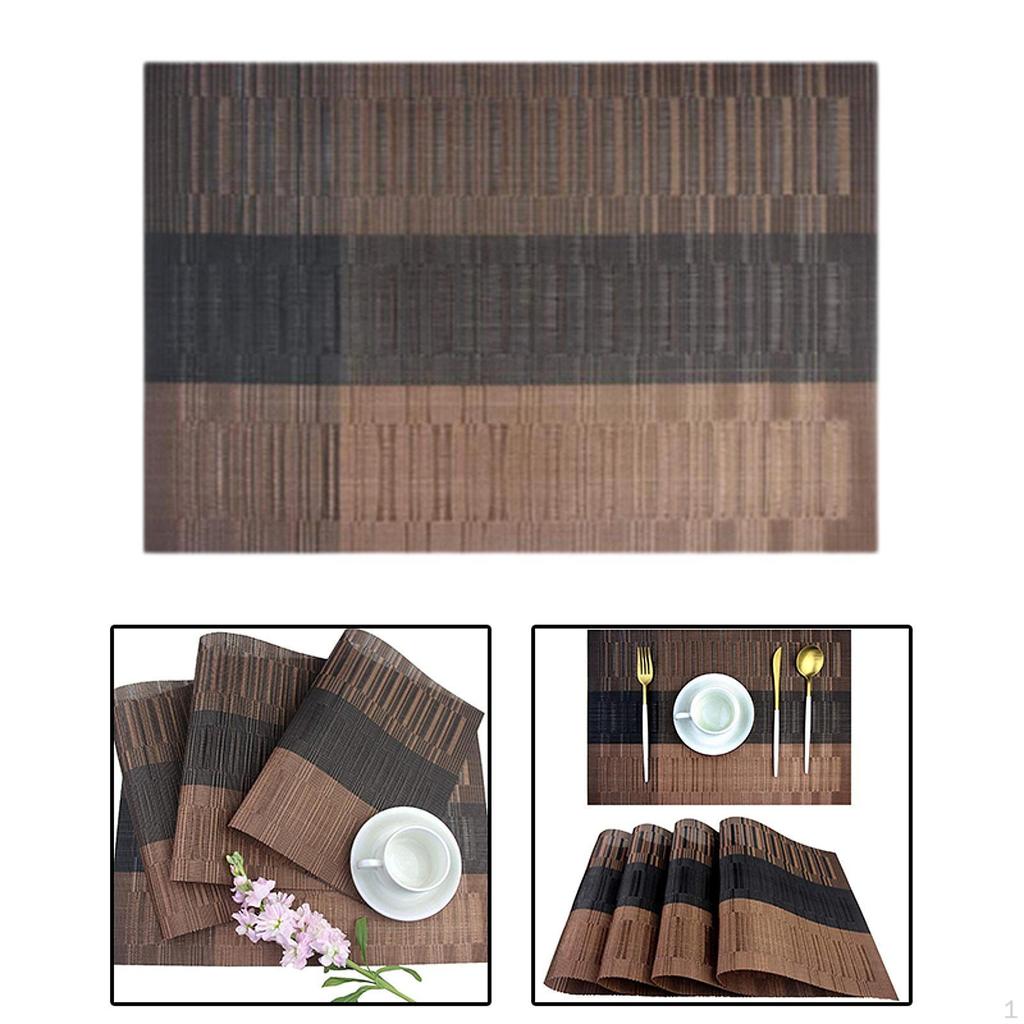 Küchen-Platzset Hitzebeständiges Pad Multifunktionales Rechteckiges Tischset Platz für Innentische